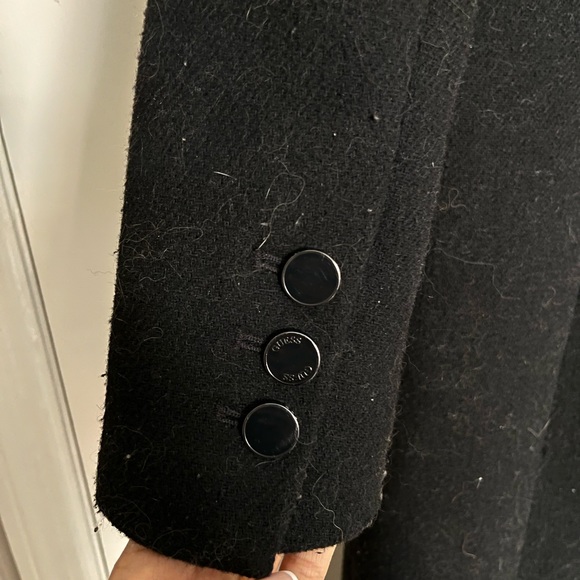 GUESS Faux-Fur Midi Coat S - Picture 10 of 12